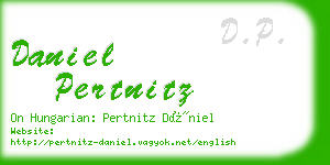 daniel pertnitz business card